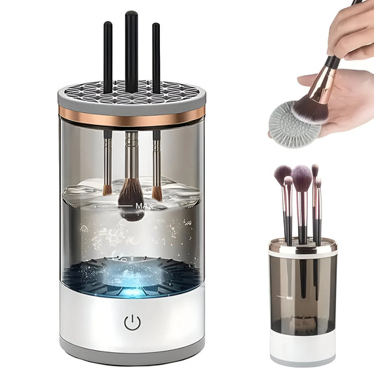 Electric Makeup Brush Cleaner | No More Dirty Bristles