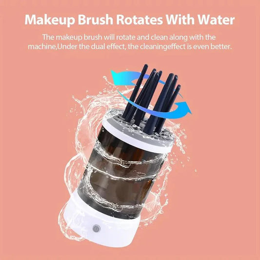 Electric Makeup Brush Cleaner | No More Dirty Bristles